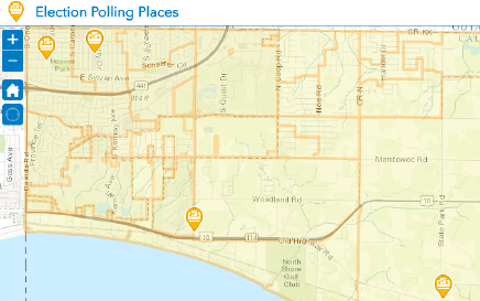 Calumet County Polling Place Map